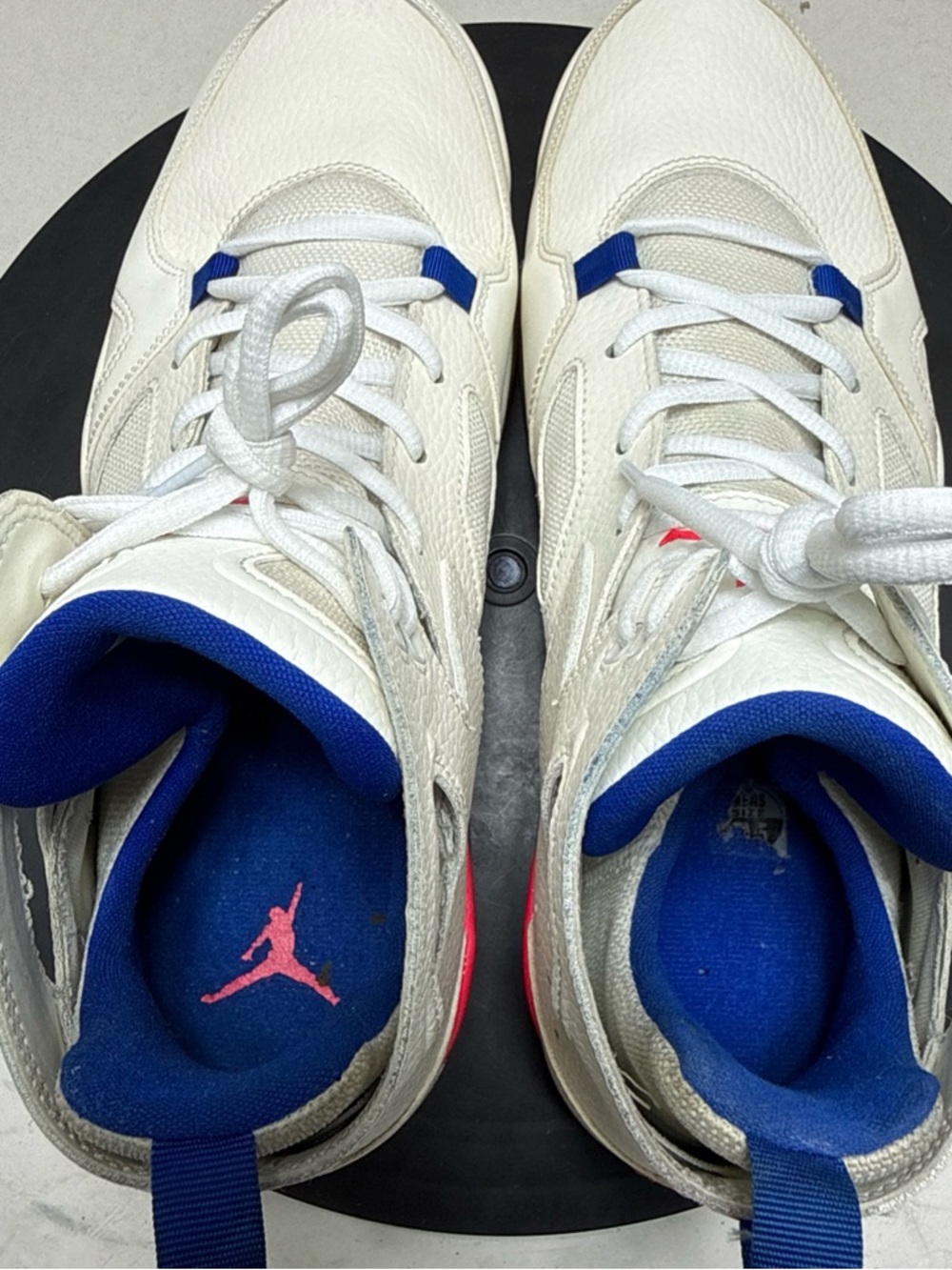 Nike Air Jordan Fight Club 91 555475-125 Men’s White/Blue Basketball Sneakers. - Picture 11 of 16